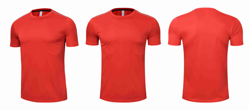 High quality spandex Men Women Kids Running T Shirt Quick Dry Fitness Shirt Training Exercise