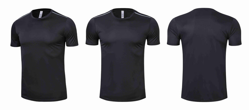 High quality spandex Men Women Kids Running T Shirt Quick Dry Fitness Shirt Training Exercise
