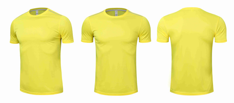 High quality spandex Men Women Kids Running T Shirt Quick Dry Fitness Shirt Training Exercise