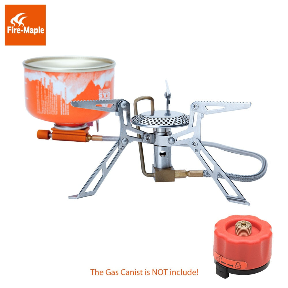 Hiking Gas Stoves Outdoor Picnic Stove Fire Maple Ultralight Portable Stainless Steel Gas Furnace