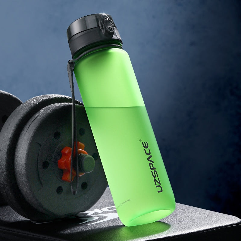 Sports Water Bottle 500ML 1000ML Protein Shaker Outdoor Travel Portable Leakproof Drinkware