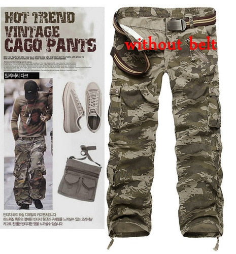 Men Cargo Pants Camouflage Trousers Military Pants for men 7 colours