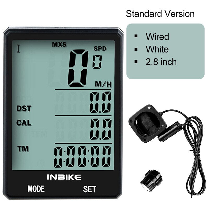2.8 inch Bicycle Computer Wireless Bike Computer Speedometer Odometer Cycling Stopwatch
