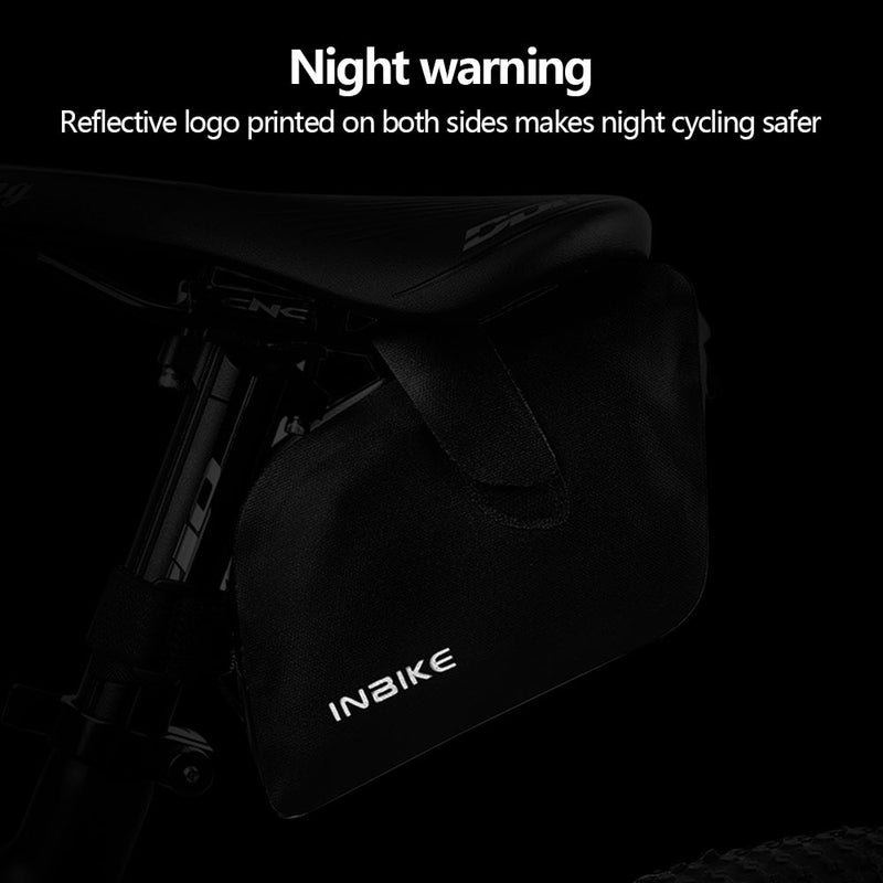 Bicycle Saddle Bag Pouch Waterproof Shockproof Bike Tube Rear Tail Seatpost Bag