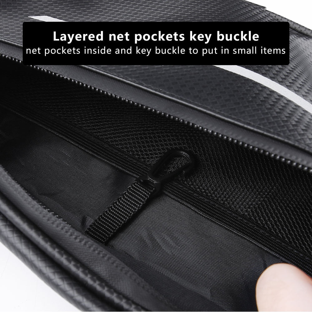 Cycling Bicycle Bags Top Tube Front Frame Bag Waterproof MTB Road Triangle Pannier Dirt-resistant