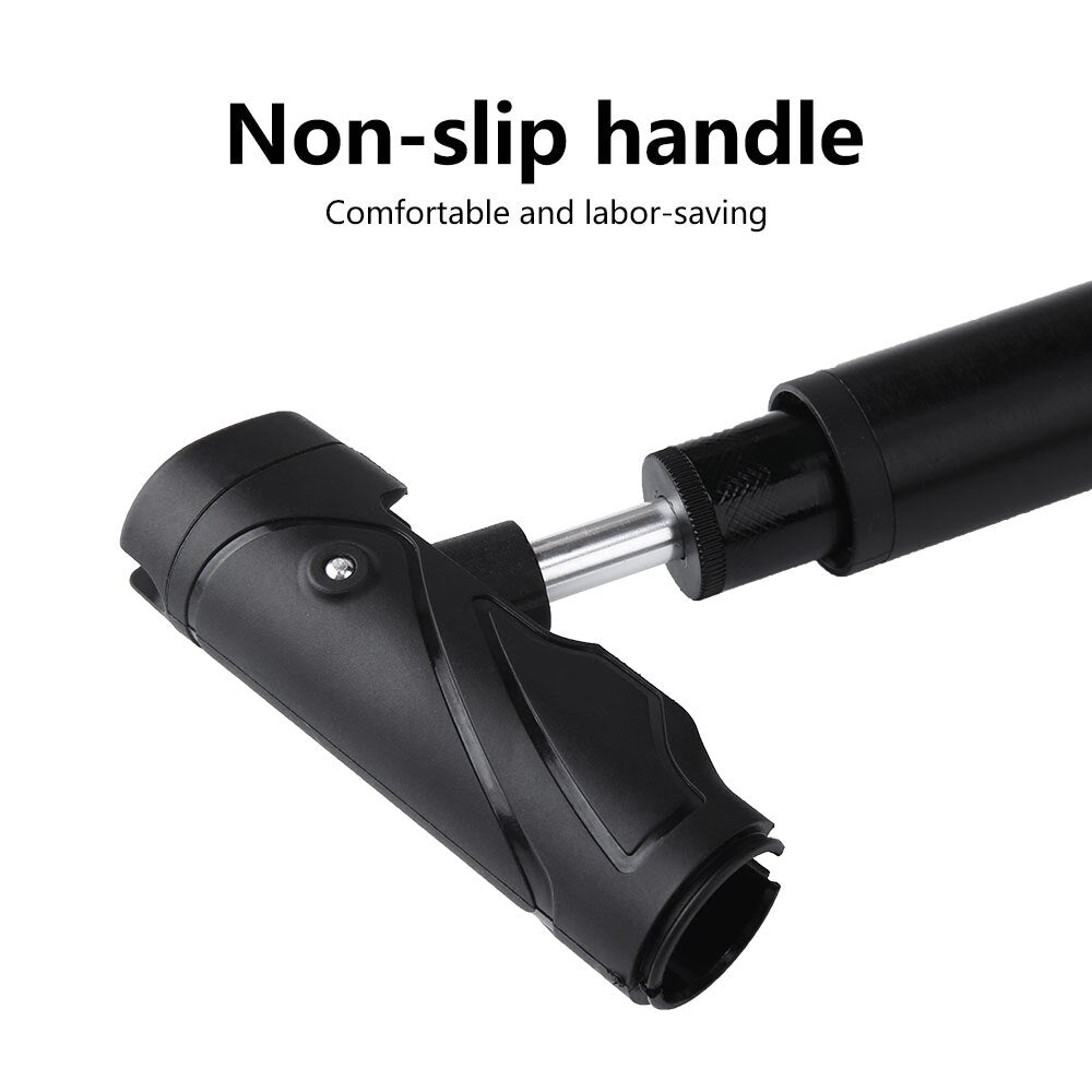 Mini Bike Pump Portable Frame Pump High Pressure Smart Valve Presta & Schrader Bicycle Inflator