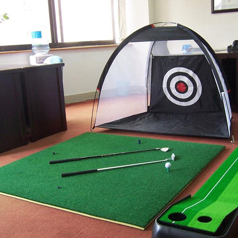 Indoor Golf Practice Net Tent Golf Hitting Cage Garden Grassland Practice Tent Golf
