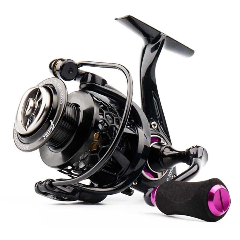 JITAI Spinning Reel with Free Spool Lightweight CNC Aluminum Spool 10+1BBs Saltwater Wheel Carp Fishing Reels Carretilha