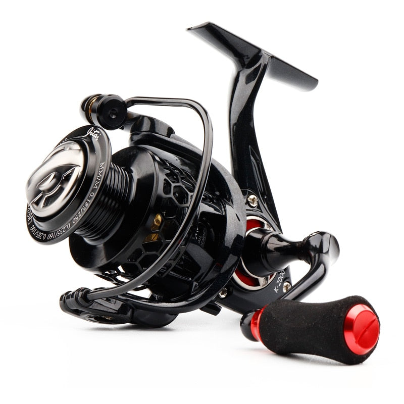 JITAI Spinning Reel with Free Spool Lightweight CNC Aluminum Spool 10+1BBs Saltwater Wheel Carp Fishing Reels Carretilha