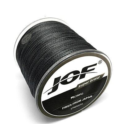 JOF 500M 300M 100M Multicolour PE Braided Wire 4 Strands Multifilament Japanese Fishing Line