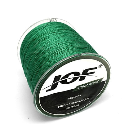 JOF 500M 300M 100M Multicolour PE Braided Wire 4 Strands Multifilament Japanese Fishing Line