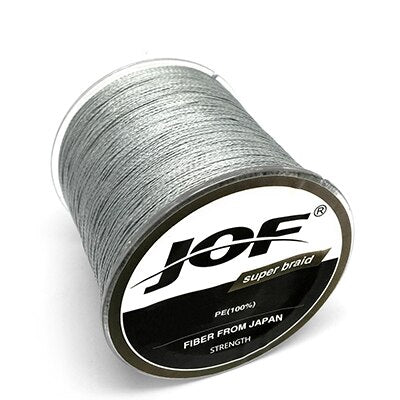 JOF 500M 300M 100M Multicolour PE Braided Wire 4 Strands Multifilament Japanese Fishing Line