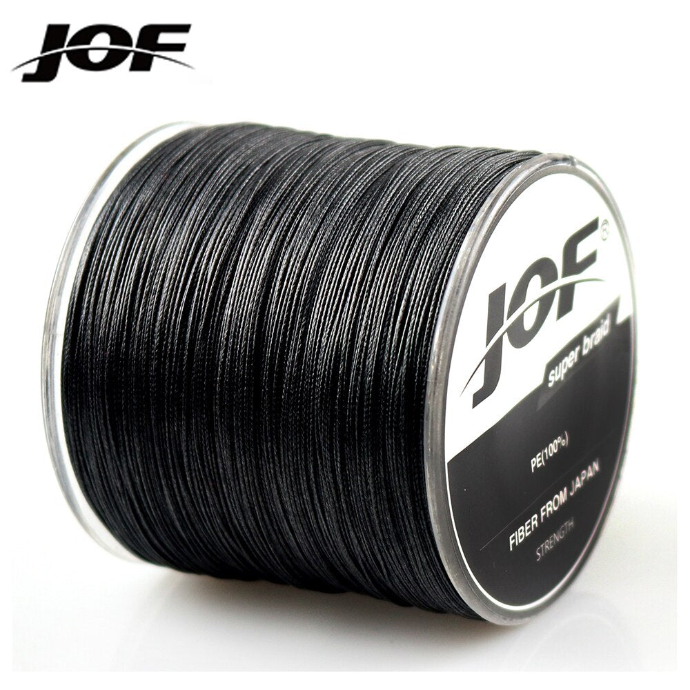 JOF 500M 300M 100M Multicolour PE Braided Wire 4 Strands Multifilament Japanese Fishing Line