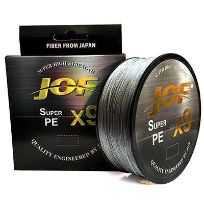 JOF X9/X12 300-500M Braided Line 9/12 Strands MultiColor Multifilament Saltwater PE Line 20-80LB