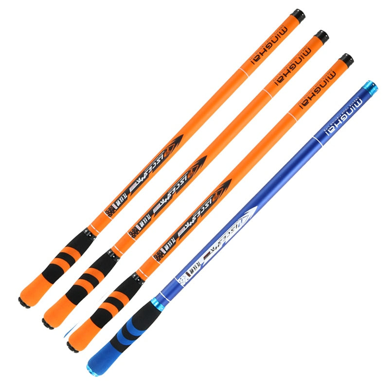 JOSBY Carbon Fiber Telescopic Fishing Rod Pesca Stream Hand Pole Carp Ultralight Super hard Travel 3.6/4.5/5.4/6.3/7.2M