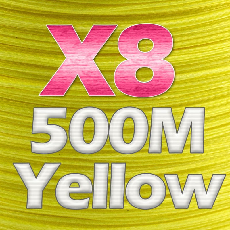 JOSBY 8 Strand Japan Super Strong PE Braided Fishing Line Multifilament Fishing Line 500m Braid