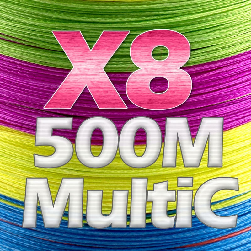 JOSBY 8 Strand Japan Super Strong PE Braided Fishing Line Multifilament Fishing Line 500m Braid