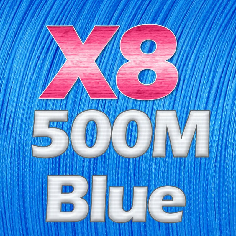 JOSBY 8 Strand Japan Super Strong PE Braided Fishing Line Multifilament Fishing Line 500m Braid