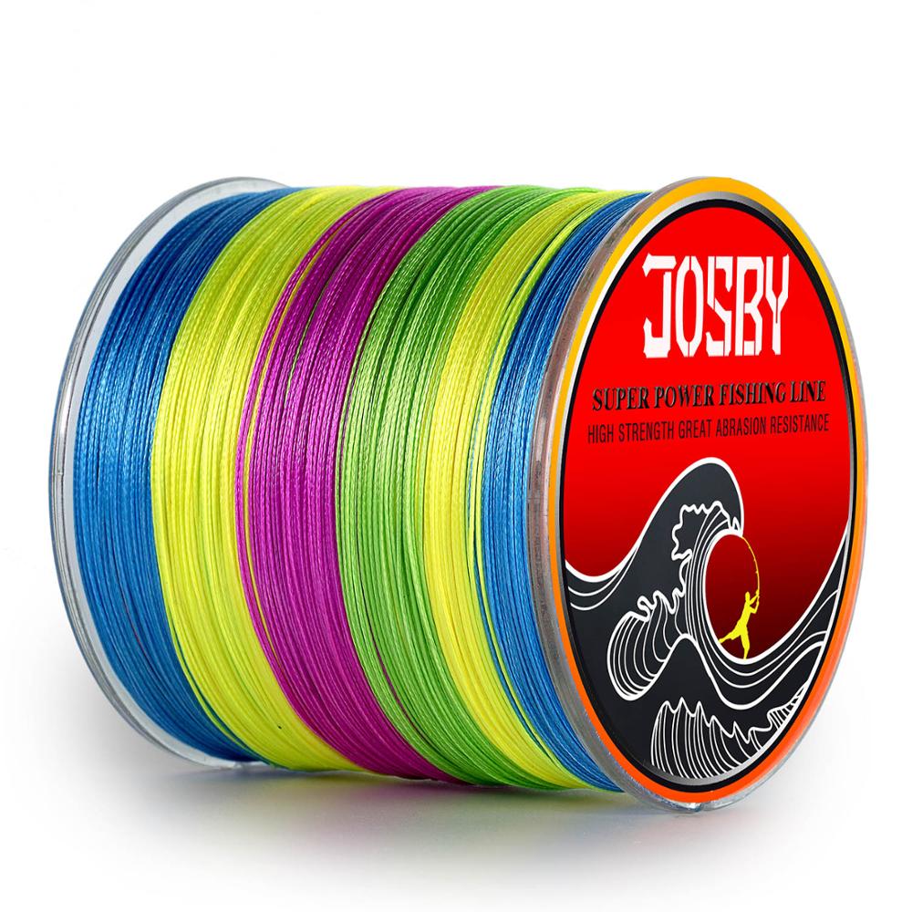 JOSBY 8 Strand Japan Super Strong PE Braided Fishing Line Multifilament Fishing Line 500m Braid