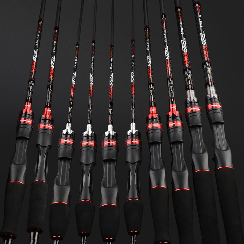 KastKing Max Steel Rod Carbon Spinning Casting Fishing Rod 1.80m 1.98m 2.13m 2.28m Baitcasting Rod