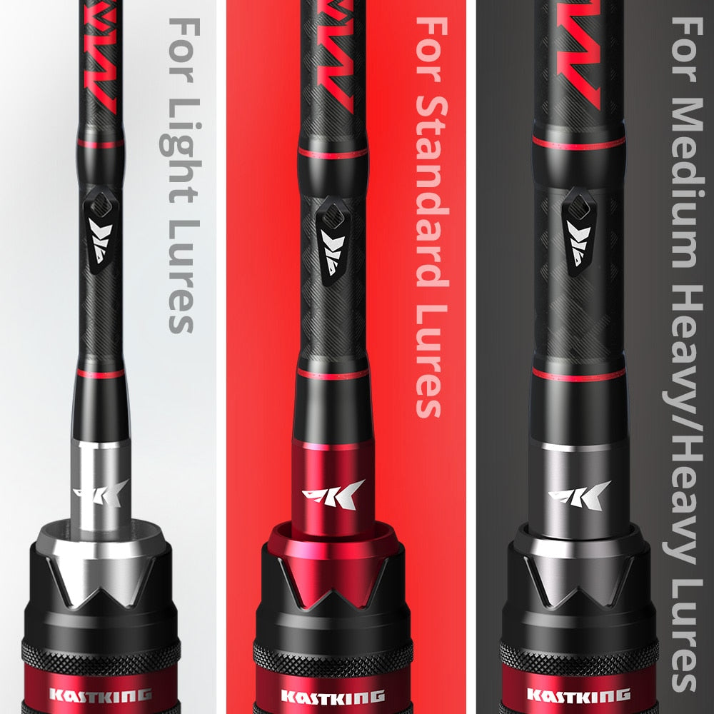 KastKing Max Steel Rod Carbon Spinning Casting Fishing Rod 1.80m 1.98m 2.13m 2.28m Baitcasting Rod