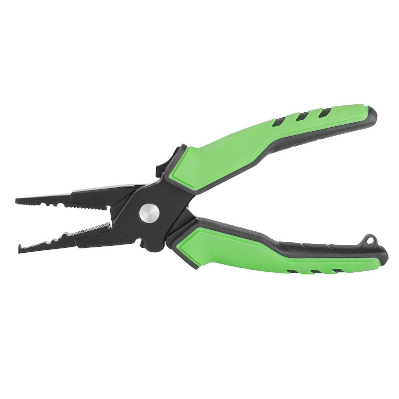 LINNHUE Aluminum Alloy Fishing Pliers Grip Set Split Ring Cutters Line Hook Recover Fishing Tackle High Quality Fishing Tool