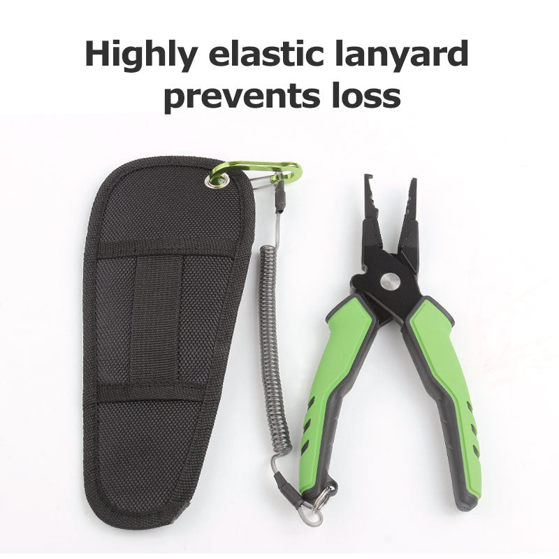 LINNHUE Aluminum Alloy Fishing Pliers Grip Set Split Ring Cutters Line Hook Recover Fishing Tackle High Quality Fishing Tool