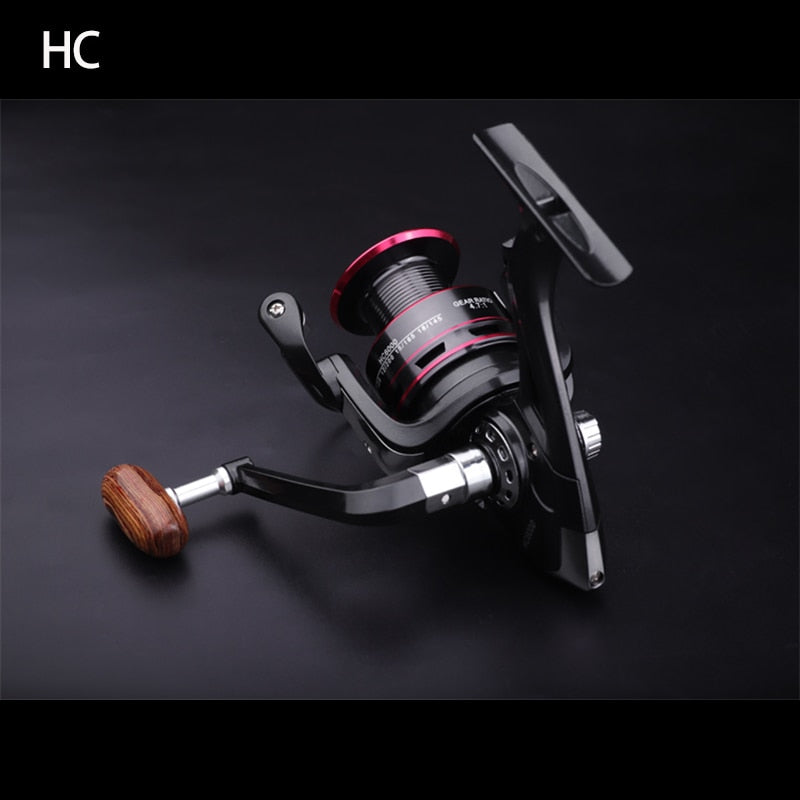 LINNHUE Fishing Reel All Metal Spool Spinning Reel 8KG Max Drag Stainless Steel Handle Line Spool Saltwater Fishing Accessories