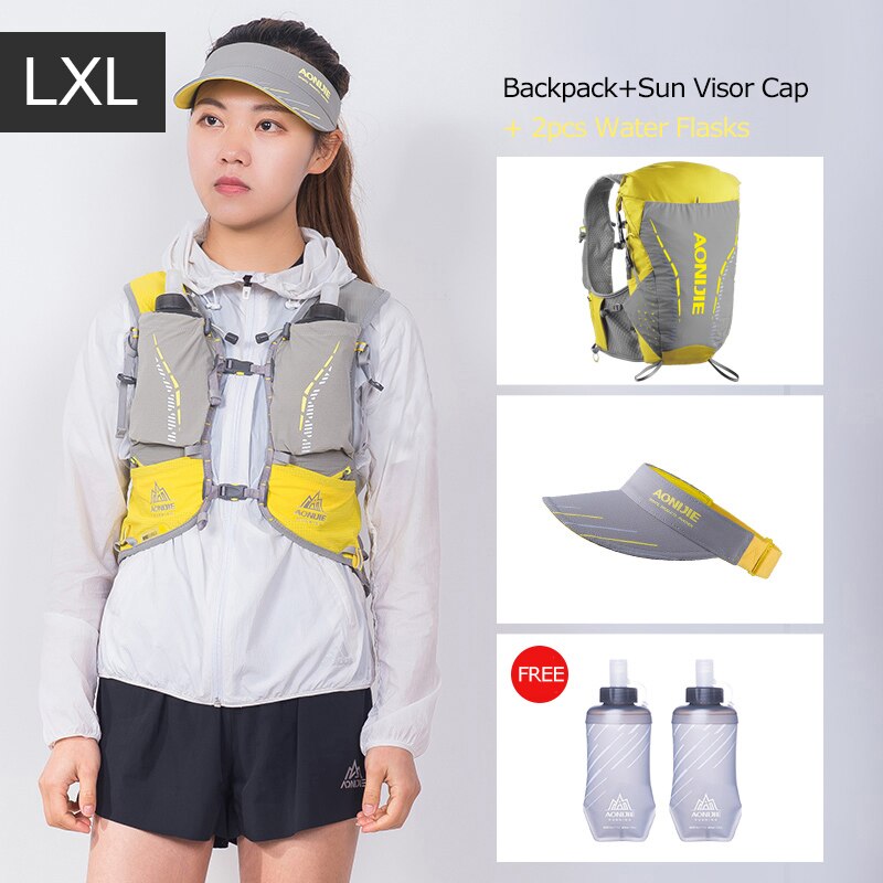 LXL Size Ultra Vest 18L Hydration Backpack Pack Bag Soft Water Bladder Flask For Trail Running