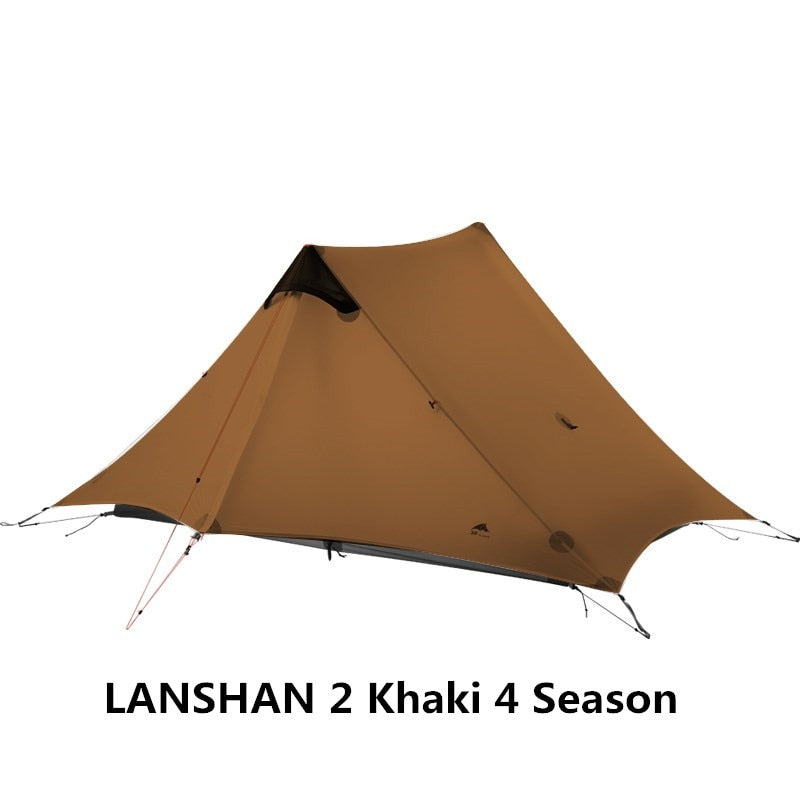Outdoor Ultralight Camping Tent 3 Season 4 Season Professional 15D Silnylon Rodless Tent