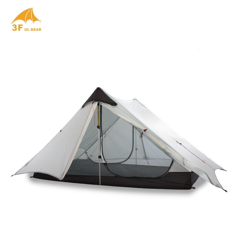 Outdoor Ultralight Camping Tent 3 Season 4 Season Professional 15D Silnylon Rodless Tent