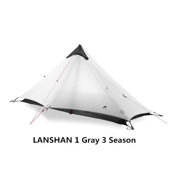 Outdoor Ultralight Camping Tent 3 Season 4 Season Professional 15D Silnylon Rodless Tent