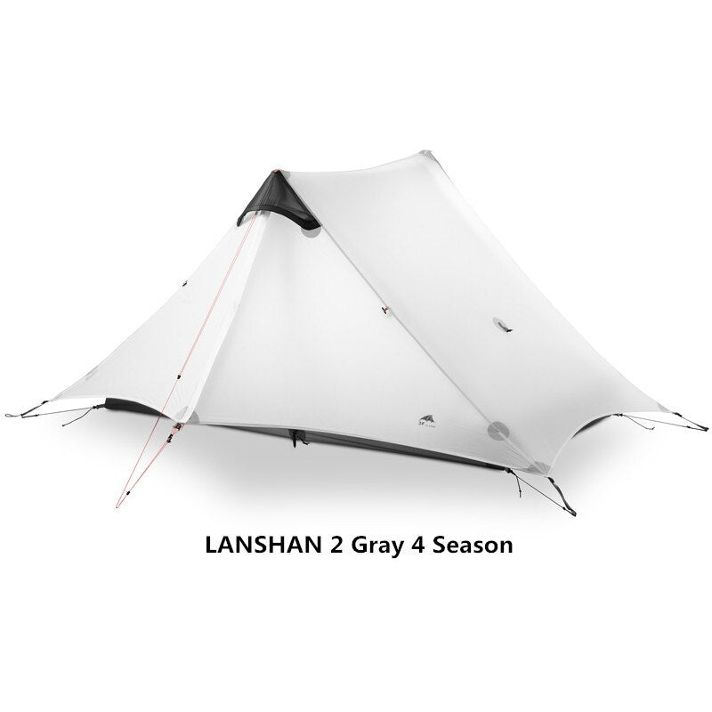 Outdoor Ultralight Camping Tent 3 Season 4 Season Professional 15D Silnylon Rodless Tent
