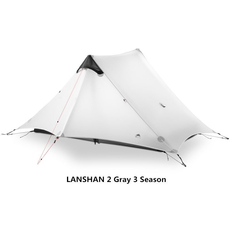 Outdoor Ultralight Camping Tent 3 Season 4 Season Professional 15D Silnylon Rodless Tent