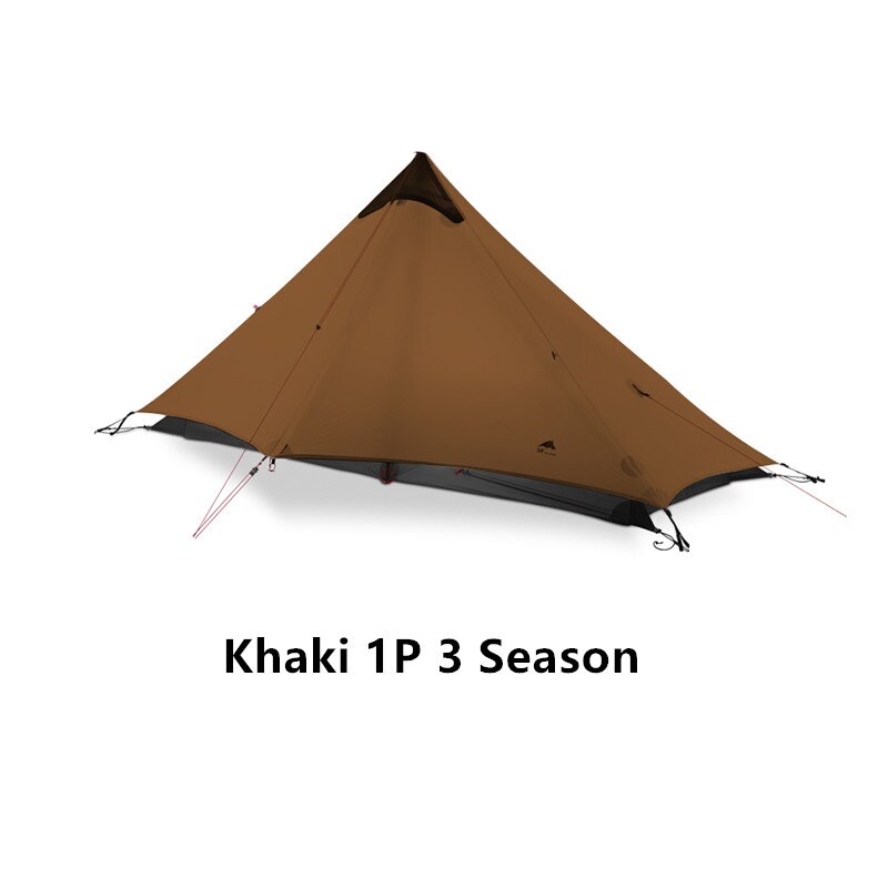 Outdoor Ultralight Camping Tent 3 Season 4 Season Professional 15D Silnylon Rodless Tent