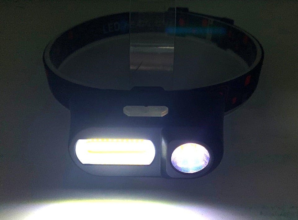 Z30 LED Headlamp Headlights Outdoor Camping Portable Mini XPE+COB Headlamp USB Charging