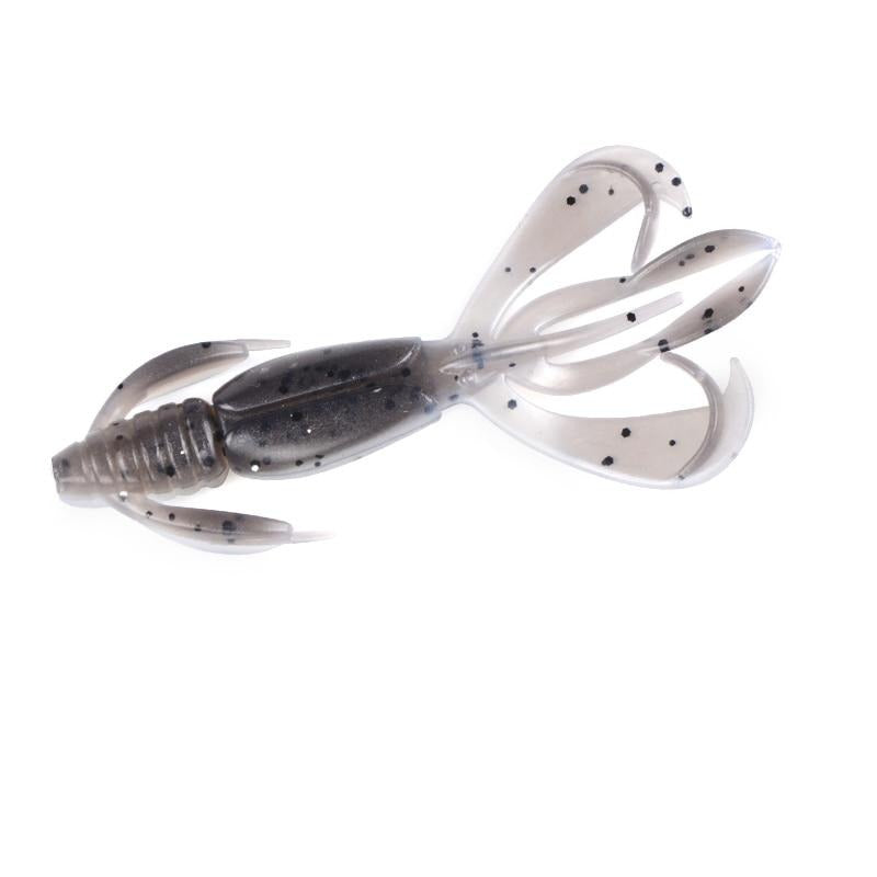 MEREDITH Crazy Flapper Fishing Lures 70mm 90mm Soft Lure Fishing Lures Soft Silicone Baits Shrimp Bass Peche Gear Fishing Tackle