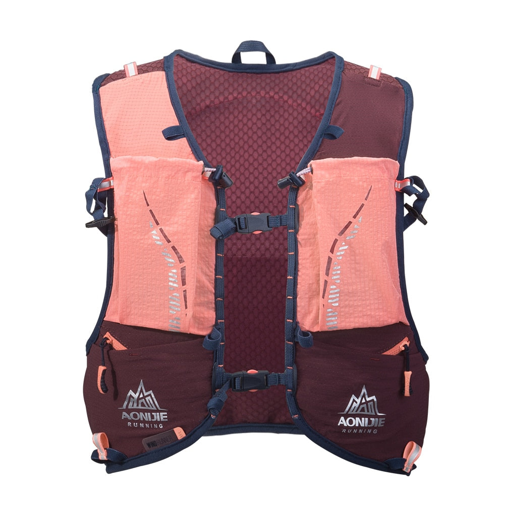 ML Size Ultra Vest 10L Hydration Backpack Pack Bag Soft Water Bladder Flask For Trail Running