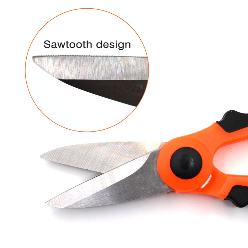 MNFT 1Set Fishing Scissors&Storage Case Braid Line Lure Cutter 14cm Mini Fish Use Scissors Multifunction Portable Fishing Tools