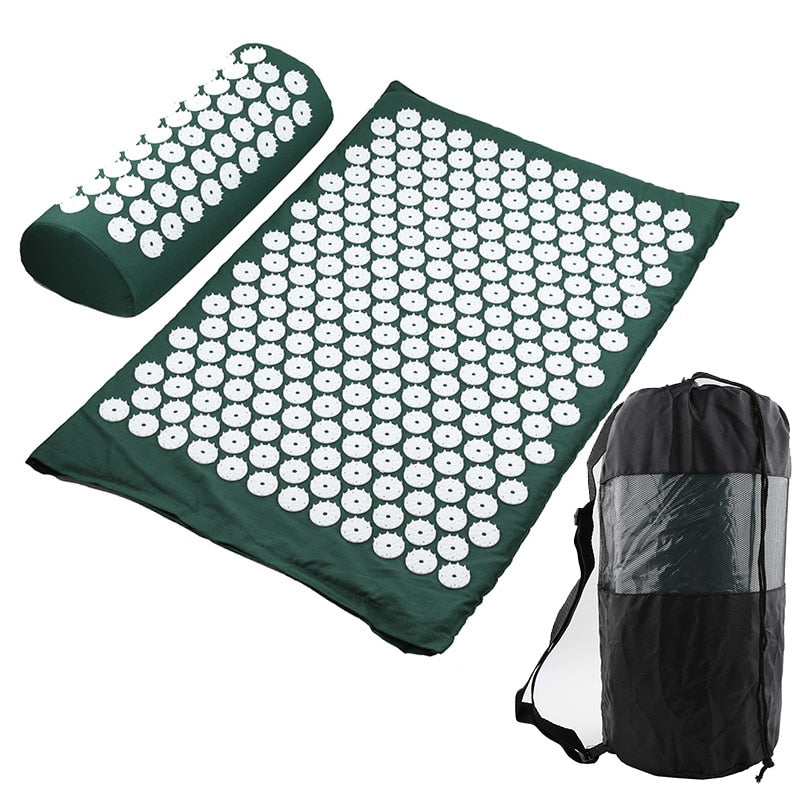 Massager Cushion Massage Yoga Mat Acupressure Relieve Stress Back Body Pain Spike Mat Acupuncture