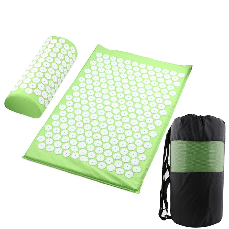 Massager Cushion Massage Yoga Mat Acupressure Relieve Stress Back Body Pain Spike Mat Acupuncture
