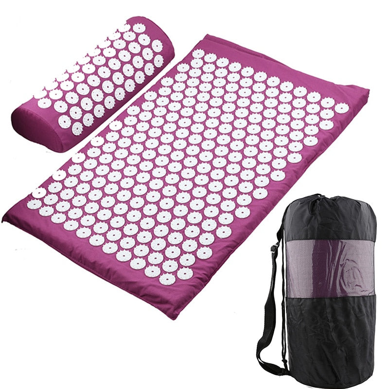 Massager Cushion Massage Yoga Mat Acupressure Relieve Stress Back Body Pain Spike Mat Acupuncture