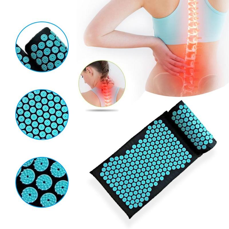 Massager Cushion Mat Yoga Mat Acupressure Relieve Back Relieve Body Pain Spike Mat Acupuncture