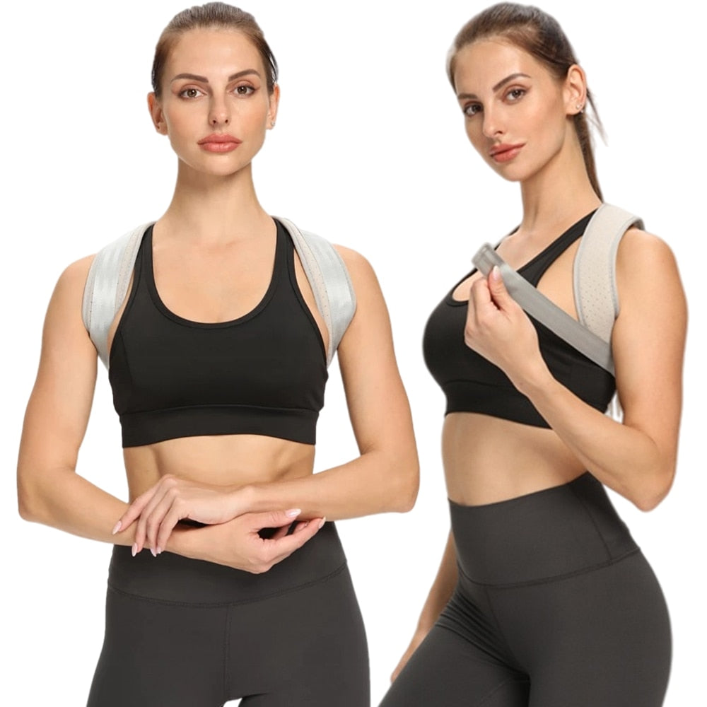 Adjustable Back Posture Corrector Shoulder Clavicle Support Correction Belt for Men and Women