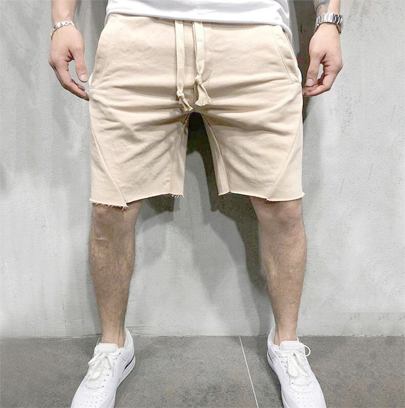 Ripped jogger shorts outlet