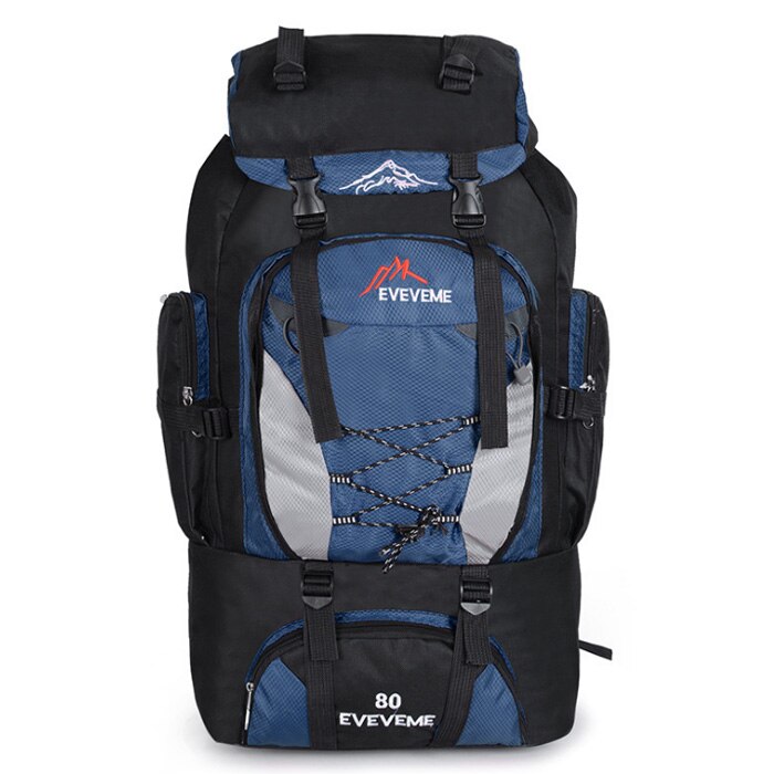 Men's 80L Large Hiking Mountaineering Backpack Climbing Hiking Backpack Camping Backpack Sport