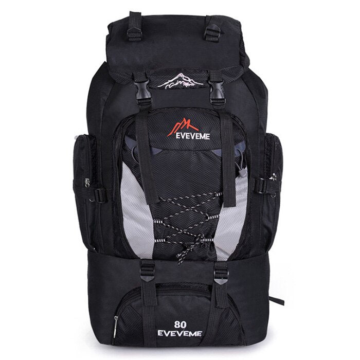 Men's 80L Large Hiking Mountaineering Backpack Climbing Hiking Backpack Camping Backpack Sport