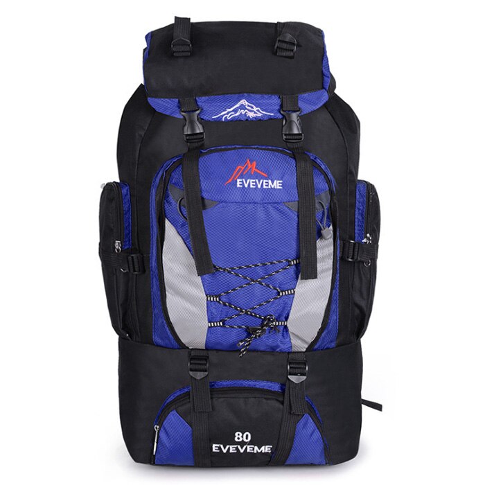 Men's 80L Large Hiking Mountaineering Backpack Climbing Hiking Backpack Camping Backpack Sport