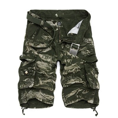 Mens Military Cargo Shorts 2020 Brand New Army Camouflage Tactical Shorts Men Cotton Loose Work
