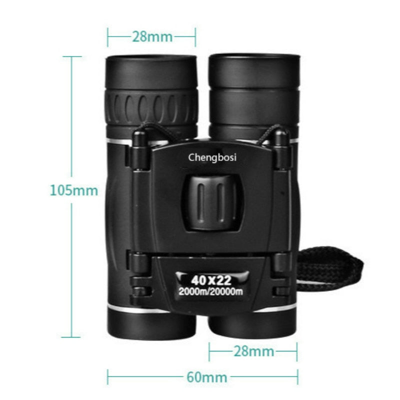Military HD 40x22 Binoculars Professional Hunting Telescope Zoom High Quality Vision No Infrared